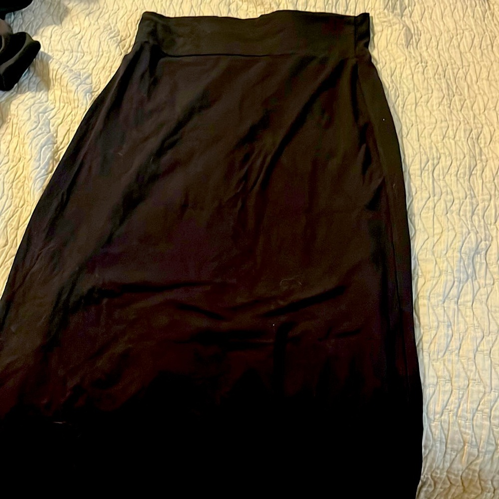 Patagonia Organic Cotton Maxi Skirt Black Medium